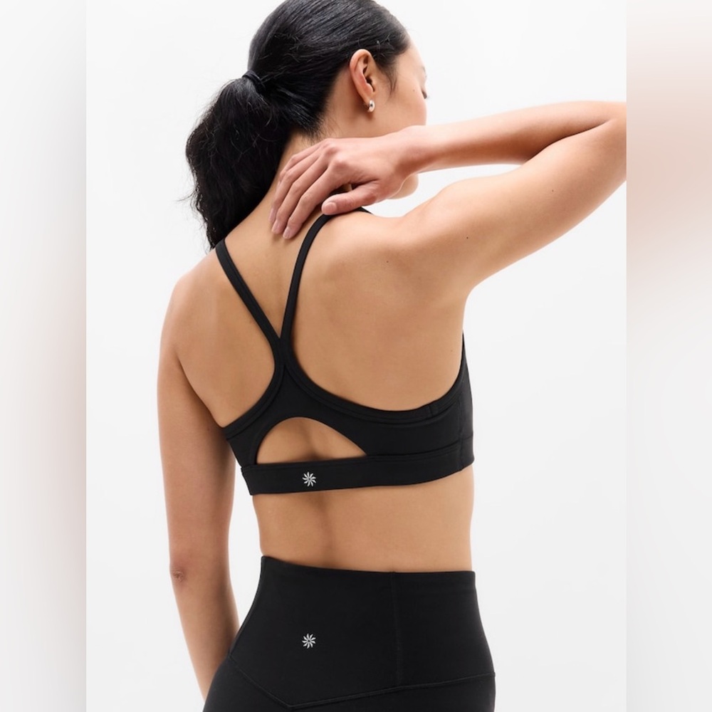 Athleta Vital Sports Bra A-C in Black